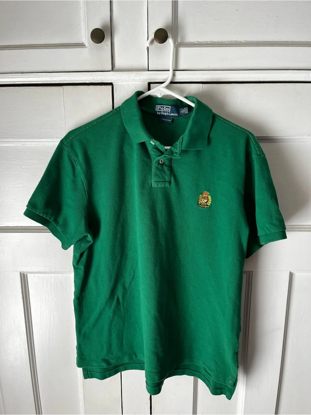 Polo by Ralph Lauren - Green Polo with Embroidered Crest - Men’s Size L